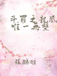 斗罗之龙凰传说 唯一无双