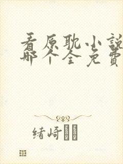 看原耽小说软件哪个全免费无广告