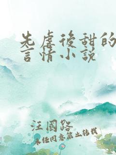 先虐后甜的现代言情小说