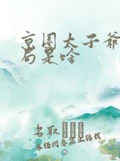 京圈太子爷大结局是啥