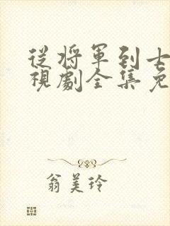 从将军到士兵电视剧全集免费观看