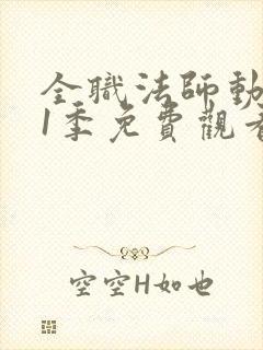 全职法师动漫第1季免费观看
