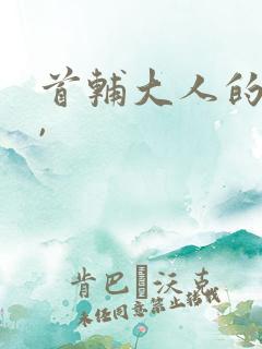 首辅大人的宠妾,