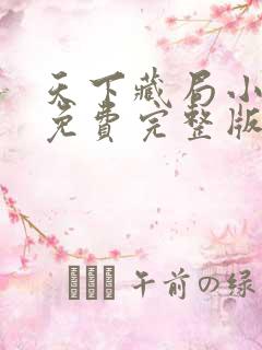 天下藏局小九徒免费完整版在线读