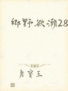 乡野欲潮28章