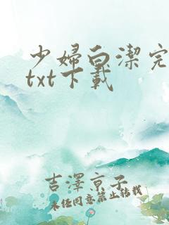 少妇白洁完整版txt下载