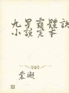 九星霸体诀龙尘小说完本