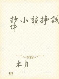 抄小说挣钱的软件