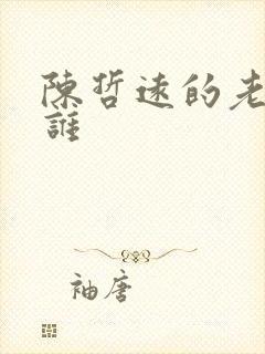 陈哲远的老婆是谁