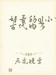 好看的gl小说古代肉多