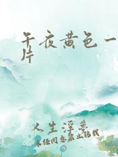 午夜黄色一级大片