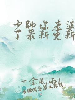 少帅你老婆又跑了最新更新章节