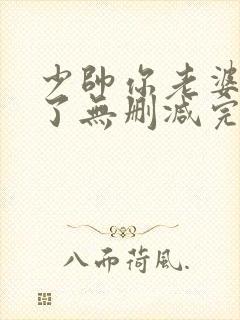 少帅你老婆又跑了无删减完整版免费阅读