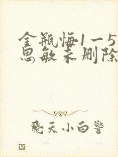 金瓶悔1一5杨思敏未删除