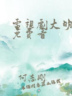 电视剧大明风华免费看