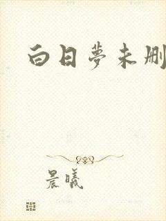 白日梦未删减版