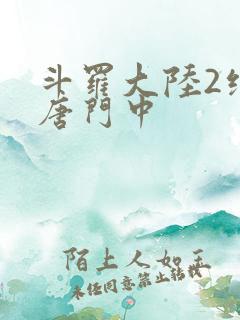 斗罗大陆2绝世唐门中