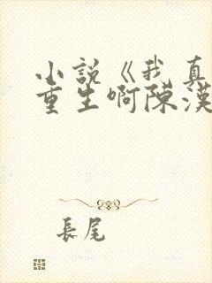 小说《我真没想重生啊陈汉升》