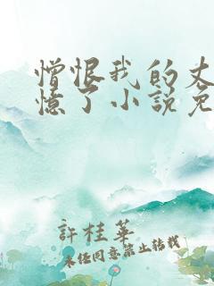 憎恨我的丈夫失忆了小说免费观看