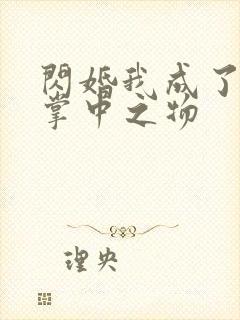闪婚我成了大佬掌中之物