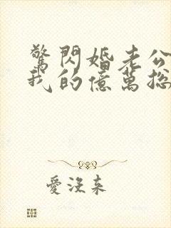 惊闪婚老公竟是我的亿万总裁
