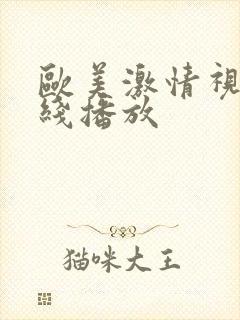 欧美激情视频在线播放