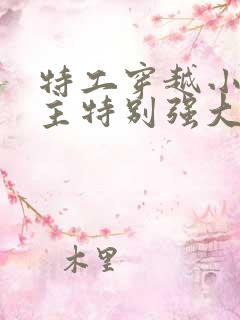 特工穿越小说女主特别强大