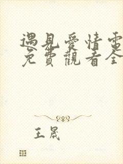 遇见爱情电视剧免费观看全集高清