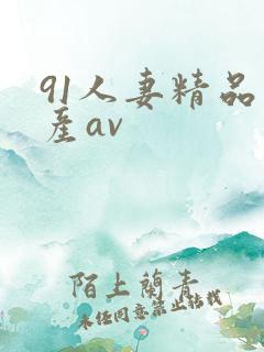 91人妻精品国产av