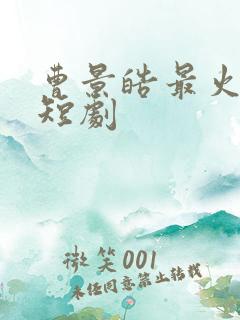 曹景皓最火十部短剧