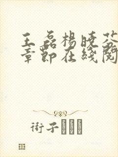 王磊杨晓芬全部章节在线阅读