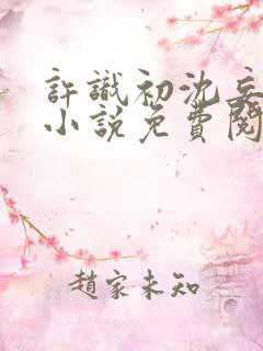 许识初沈妄津的小说免费阅读