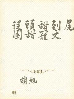 从头甜到尾的校园甜宠文