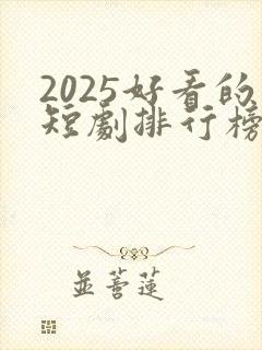 2025好看的短剧排行榜前十名