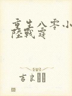 重生八零小军嫂陆战霆