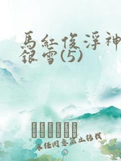 马红俊浮神传承银雪(5)