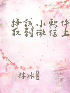 挣钱小软件能提取到微信上