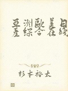 亚洲欧美日韩国产综合在线