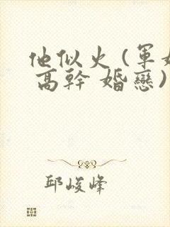 他似火 (军婚 高干 婚恋)笔趣阁完整版