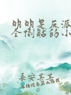 明明是反派女主全倒贴的小说