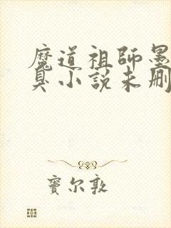 魔道祖师墨香铜臭小说未删版完整