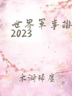 世界军事排行榜2023