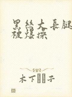 黑丝大长腿美女被爆操