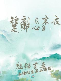 短剧《寒夜尽处是卿心》