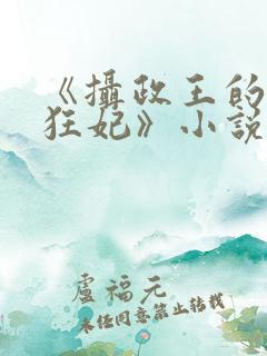 《摄政王的医品狂妃》小说
