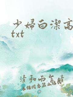 少妇白洁高义 txt