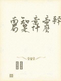 南知意帝释景结局是什么