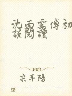 沈南雾傅初安小说阅读