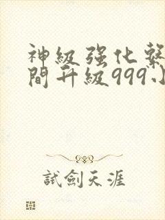 神级强化系统瞬间升级999小说txt下载