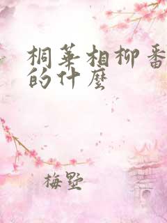 桐华相柳番外写的什么